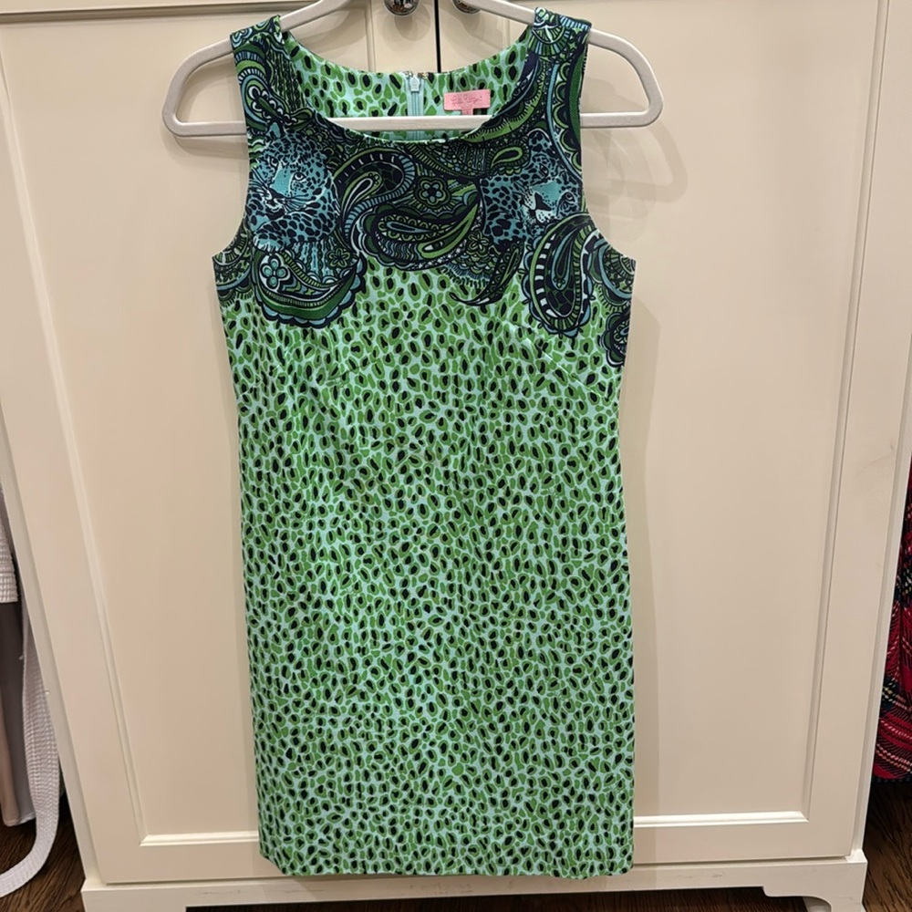 Lilly Pulitzer animal print shift dress